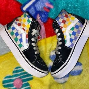 Vans sneakers size 10.5 black and white